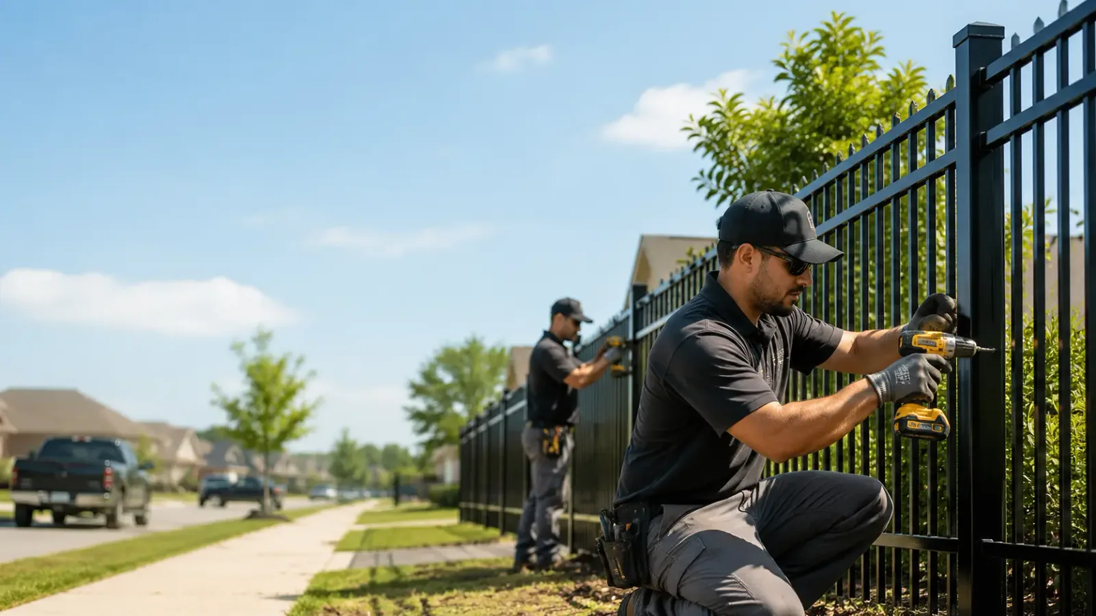 Metal Fence Installation in Huntington Woods, MI